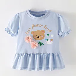 LULU & SKY Print Puff Sleeve Top-picture-20