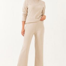 BIANCO LUCCI Striped Pure Cotton Top With Trousers Co-Ords-96