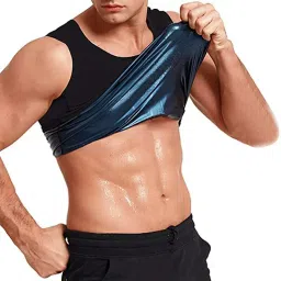 Men's Sweat Shapewear Vest Workout for Weight Loss Waist Body Slimming Men Shapewear-image-8