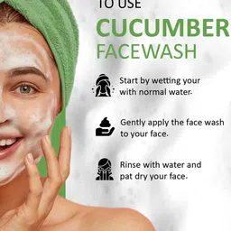7 days 7DAYS Natural Cucumber Face Wash With Neem Extract & Vitamin E - 100 ml image 3