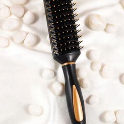 Jewelz Flat Hair Brush For Effortless Detangling & Smoothening-17