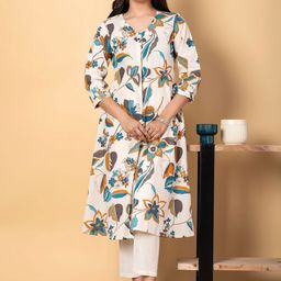 Readiprint Women Floral Printed Empire Kurta with Palazzos-15