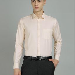 Richlook Men Classic Slim Fit Solid Spread Collar Cotton Formal Shirt-image-40