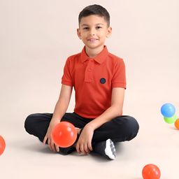 U.S. Polo Assn. Kids Boys Brand Logo Polo Collar T-shirt-picture-35