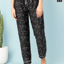 ETC Pack Of 2 Printed Mid-Rise Lounge Pants-picture-11