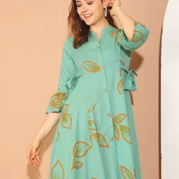 Rajnandini Floral Print A-Line Mini Dress-image-82