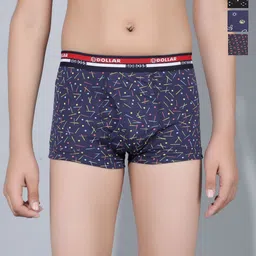 Dollar Bigboss Boys Pack Of 4 Printed Assorted Trunks-image-10