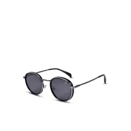 Voyage Unisex Round Sunglasses with Polarised and UV Protected Lens 3040PMG3982B image 2