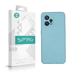 SPRIG Realme 9 Pro Plus Liquid Silicone Back Cover-picture-4