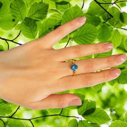 GenZcomplex Gold-Plated Brass Finger Ring-image-89