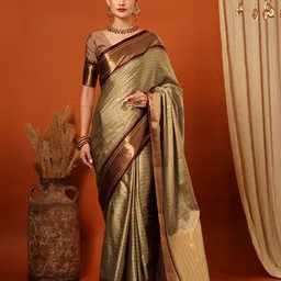 KALINI Woven Design Zari Pure Silk Banarasi Saree-picture-41