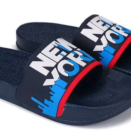 PENNEN Men Self Design Slider Flip Flops image 2
