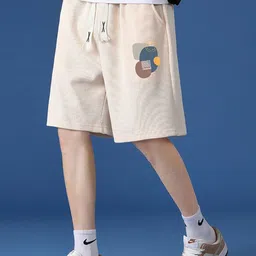 StyleCast x Revolte Men Graphic Printed Mid-Rise Regular Shorts-image-47