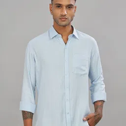 Capdazz Men Solid Standard Printed Casual Shirt-image-47