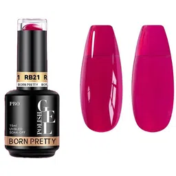 BORN PRETTY Pro Rubber Base Long Wearing UV Gel Nail Polish - 15 ml - RB21-8