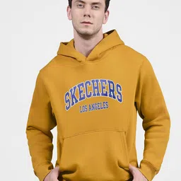 Skechers Men Typography Printed Hood Pullover Sweatshirt-picture-12