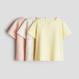 H&M 3-Pack Printed Jersey Tops-image-31