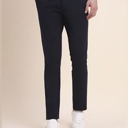 Greenfibre Men Slim Fit Chinos Trousers-picture-34