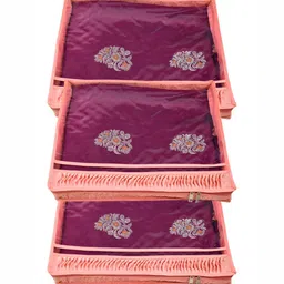Ajabh Peach-Coloured Set of 3 Water Resistant Multi-Utility Organisers image 1