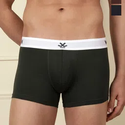 WROGN Men Pack Of 3 Cotton Anti-Microbial Trunks WUTK3102-image-49