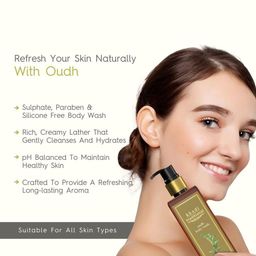 Khadi Traditional Oudh Body Wash For Softening & Smoothening - 200 ml image 5