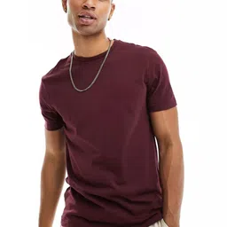 Aux India Company Men Solid Round Neck Pure Cotton T-shirt-image-91