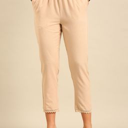 De Moza Women Cotton Chinos Trousers-picture-42