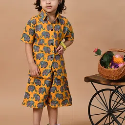 BAESD Boys Printed Shirt with Shorts-image-27