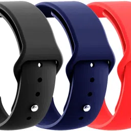 AOnes Pack of 3 Silicone Belt Watch Strap for Fastrack Limitless X2 Smart Watch Strap-image-19