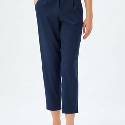Koton Women Mid-Rise Cropped Trousers-image-33