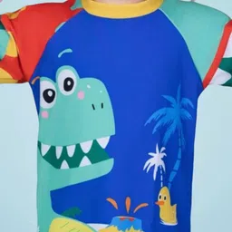 JMT Wear Boys Printed Swim Set With Cap image 5