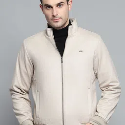 Monte Carlo Men Mock Collar Solid Casual Padded Jacket-picture-23