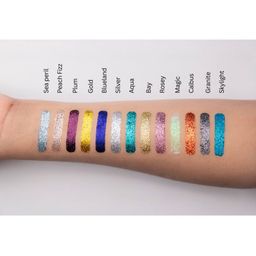 TS COSMETICS Pressed Glitter Eyeshadow - 8 g - Chocoholic image 3