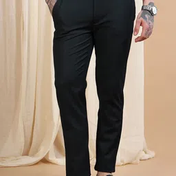 RIGS AND RAGS Men Smart Cotton Formal Trousers-picture-44
