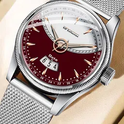 DOUBLERUN Men Dial & Bracelet Style Straps Analogue Multi Function Watch H05N9002-15
