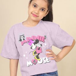 Kids Ville Mickey & Friends Printed Boxy-Fit T-Shirt-image-64