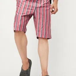 max Men Striped Sports Shorts Technology-image-55