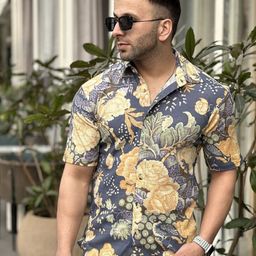 GRITSTONES Men Smart Floral Opaque Casual Shirt-image-99