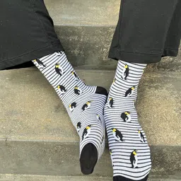Mint & Oak Men Printed Above Ankle-Length Socks-55