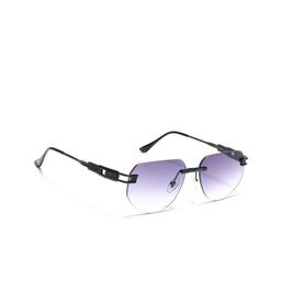 Voyage Unisex Rimless Sunglasses with UV Protected Lens-picture-35