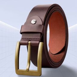 Azibo Men Leather Formal Belt-image-77