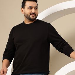 Sztori Plus Size Round Neck Regular Fit Sweatshirt-picture-46