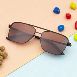 Ted Smith Unisex Square Sunglasses with Polarised Lens RANCH_C3-7