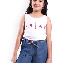 ARIAS By LARA DUTTA Girls Regular Fit Mid-Rise Denim Shorts-image-67