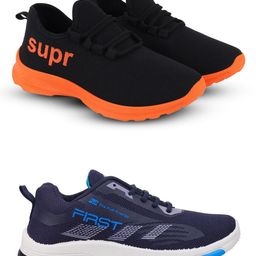 Spotwalk Men Mesh Running Shoes-image-59