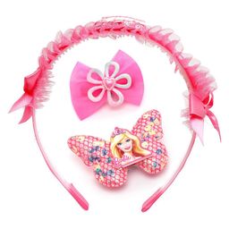 Stoln Girls Set of 3 Barbie Featuring Characters Designed Hair Accessories Set-70