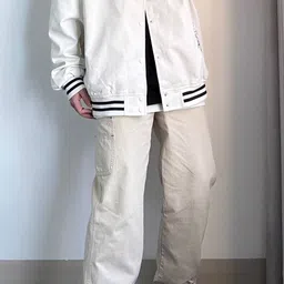 HERE&NOW Men Printed Chinos Trousers-image-41