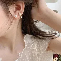 ONUYX Floral Ear Cuff Earrings-16
