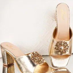 Dollphin Party Block Peep Toes Heels-13