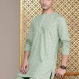 Men Polyester Kurta Pant Set-image-13